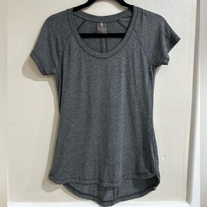 Gray Long Length Top